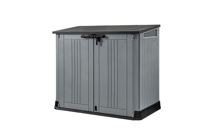 SIO Prime Graphite Small Storage Shed - 4x2 Shed - Keter US